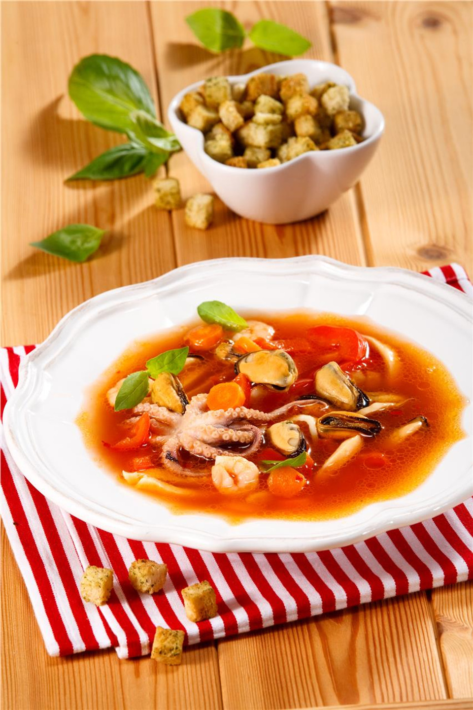 Томатный суп с морепродуктами — пошаговый рецепт с фото, ингредиенты —  10/09/20 | Lisa.ru