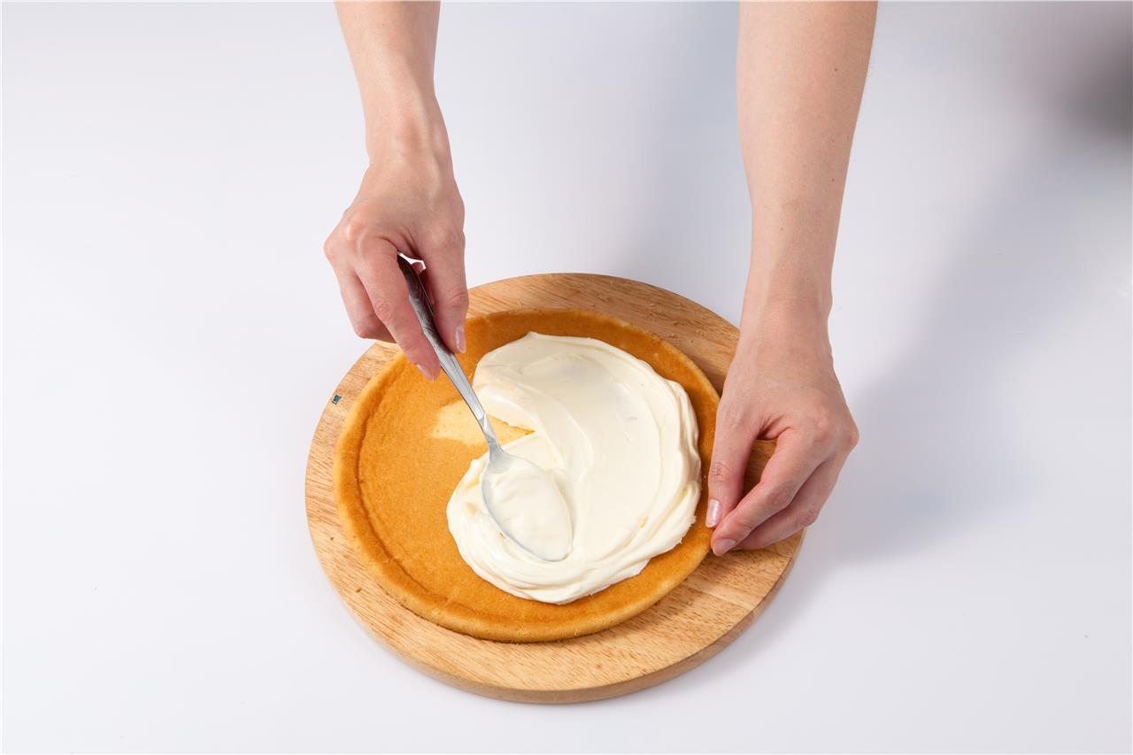 Фруктовый торт со сметанным кремом - фото шага 4