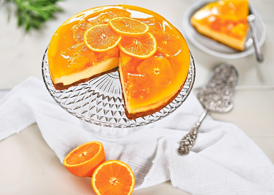 Солнце на тарелке: рецепт торта с мандаринами