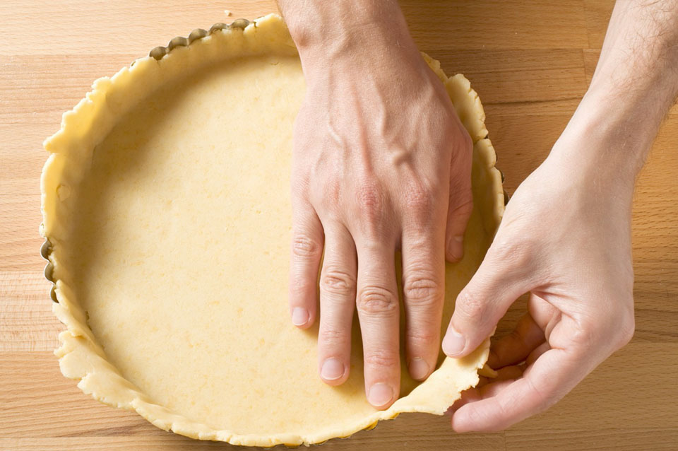 Сырный пирог на песочном тесте - фото шага 6