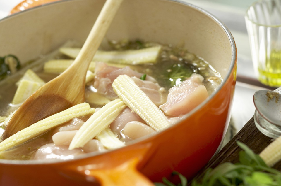 Тайский суп с лапшой и курицей - фото шага 6