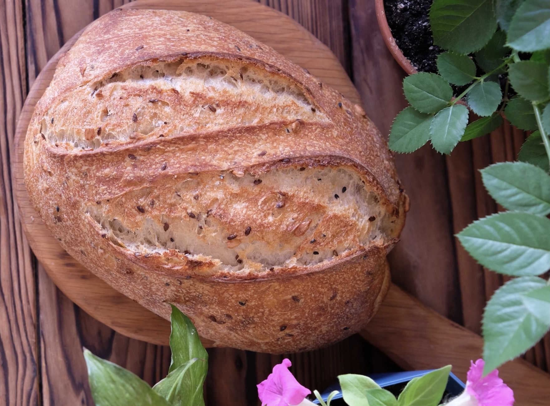 Пшенично-полбяной хлеб на закваске Левито Мадре - фото шага 7