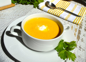 Нежный тыквенный крем-суп